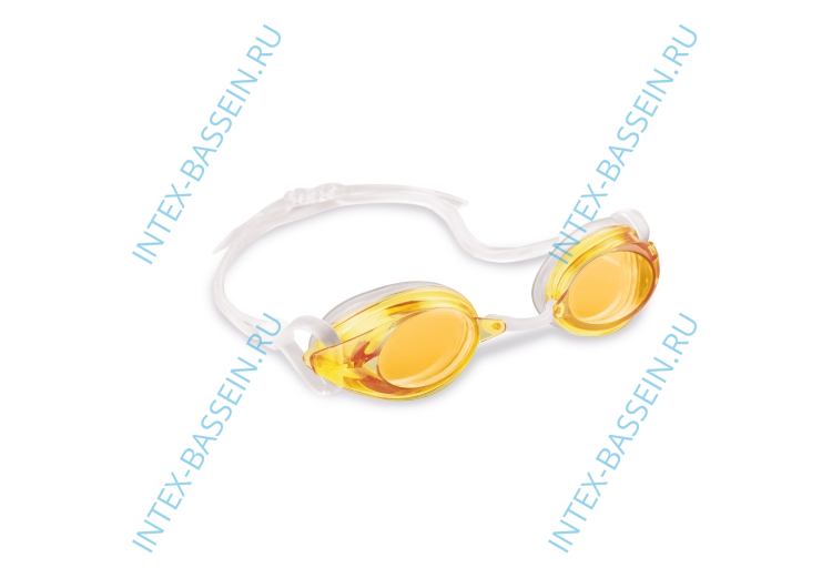 Очки для плаванья INTEX "Спортивная эстафета", жёлтый, артикул 55684-Y