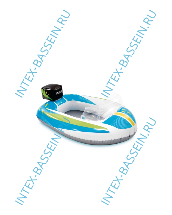 Надувная лодочка INTEX Pool Cruiser "Катер" 109 х 74 см, артикул 59380-В