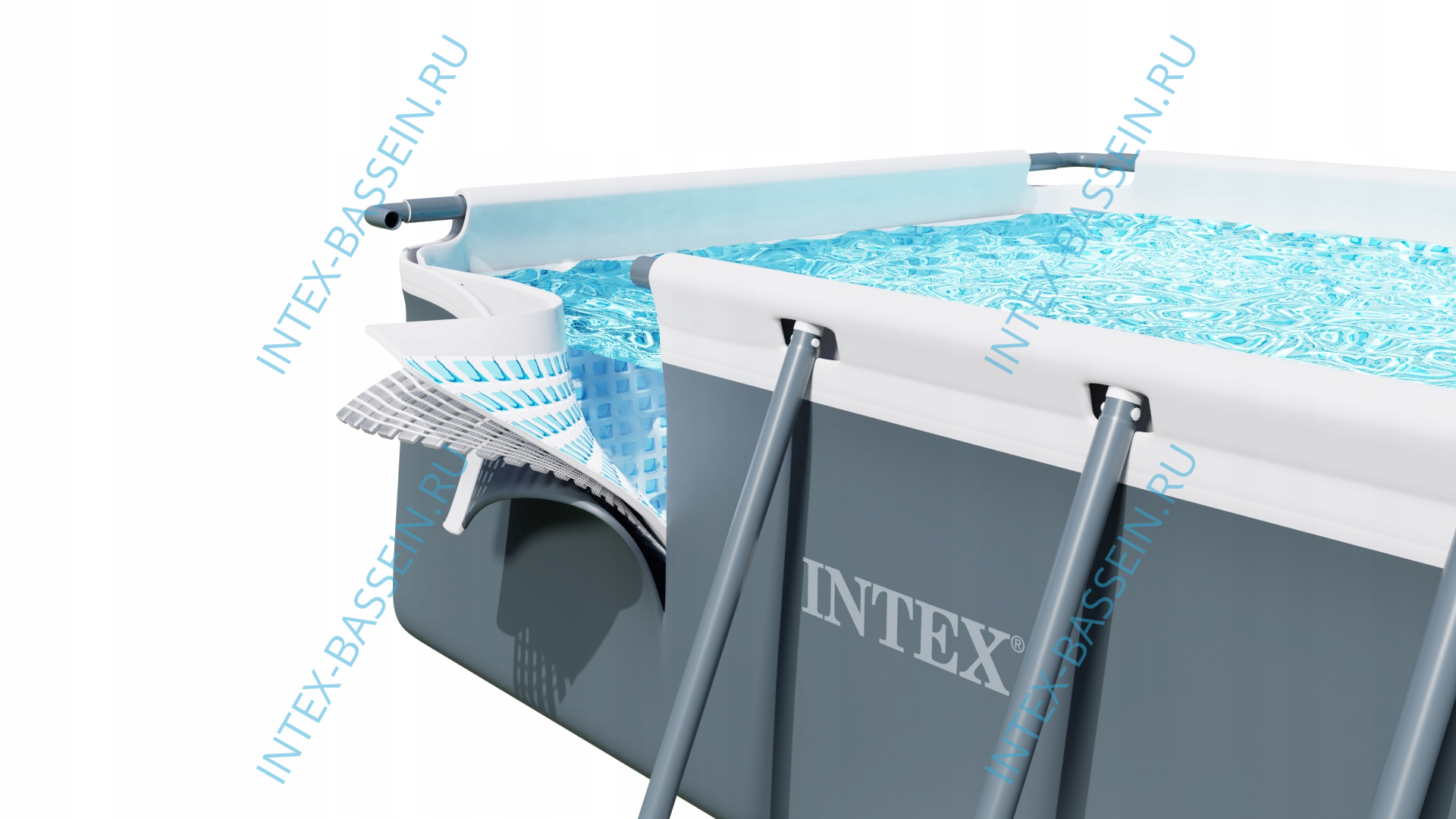 Чашковый пакет INTEX к каркасному бассейну Ultra Frame 7.32 x 3.66 x 1.32, артикул 12446A