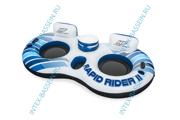 Надувной круг-кресло Bestway "Rapid Rider" на двоих 251 x 132 см, артикул 43113