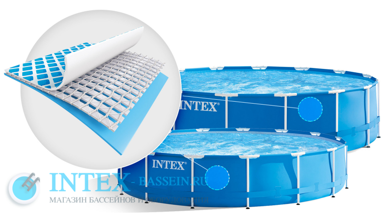 Чашковый пакет INTEX к каркасному бассейну Metal Frame 4.57 x 1.22, артикул 11413