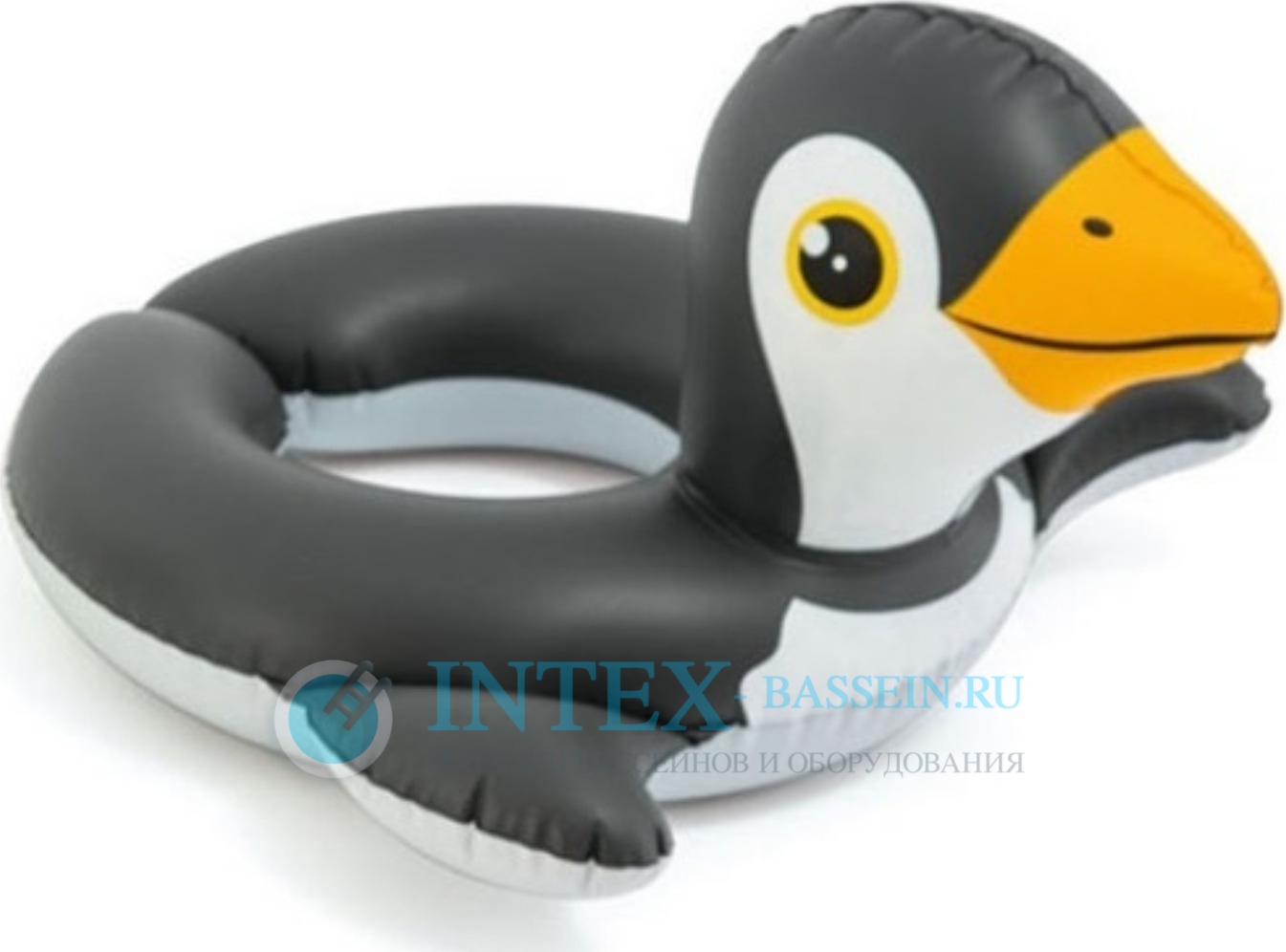 Надувной круг игрушка INTEX "Пингвин" 64 см, артикул 59220-P