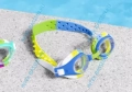 Очки для плавания Bestway Summer Swirl зеленые для детей от 3 лет, артикул 21099