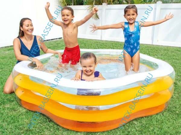 Детский бассейн INTEX "Звезда" 185 x 180 x 53 см, артикул 56495