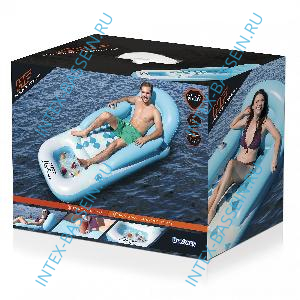 Надувной матрас-шезлонг Bestway для плавания "Cool Days" 2.31 x 1.07 м, артикул 43130