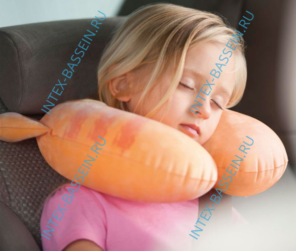 Надувная подушка для шеи INTEX "Кошка" 28 x 30 x 8 см, артикул 68678-O