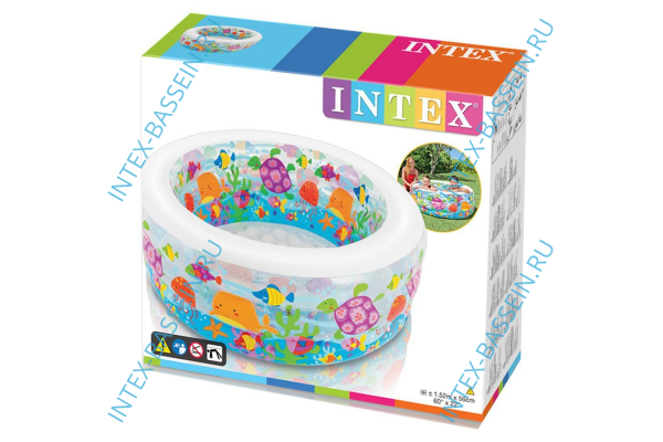 Детский бассейн INTEX "Подводный мир" 152 x 56 см, артикул 58480