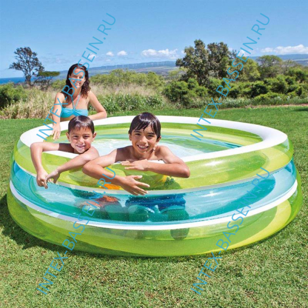 Детский бассейн INTEX "Линза" 203 x 51 см, артикул 57489