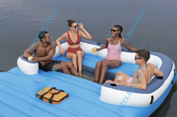 Надувной матрас-остров Bestway "Tropical Breeze" 3.89 x 2.74 м, артикул 43105