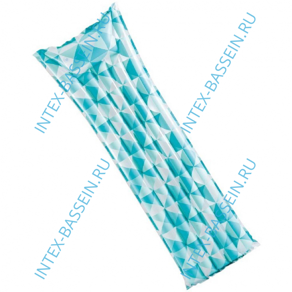 Матрас INTEX "Мозаика" 183 x 69 см, бирюзовый, артикул 59712-B
