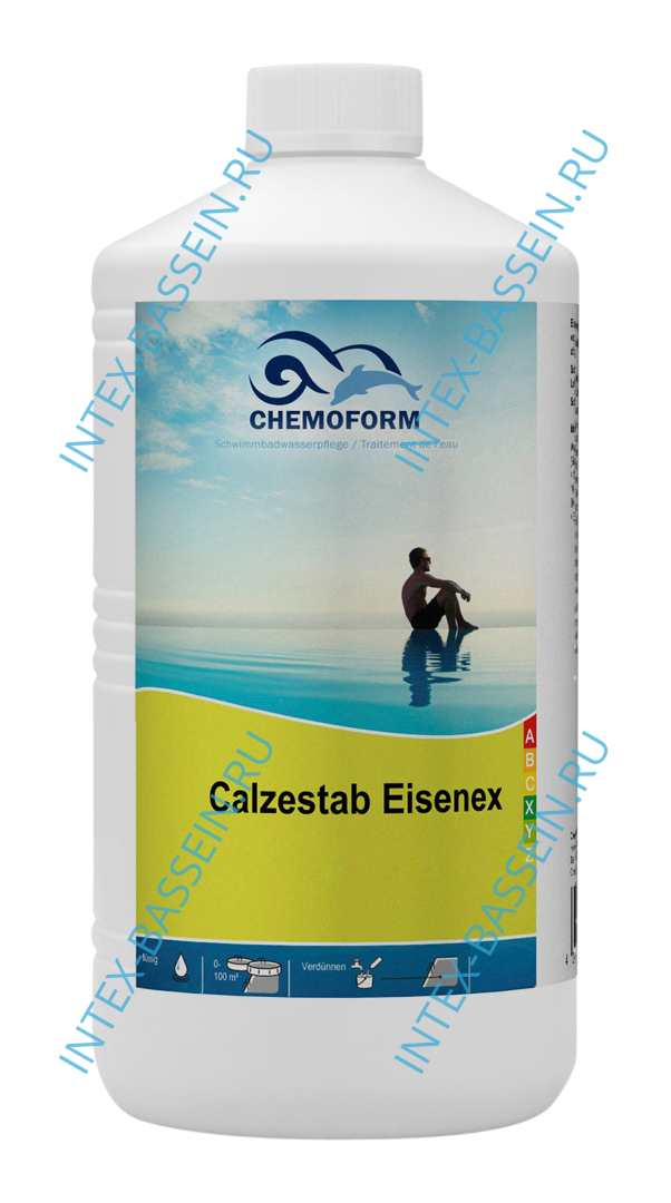 Средство против образования металлов и известкового налета в воде Chemoform Calzestab-Eisenex 1 л, артикул 1105001
