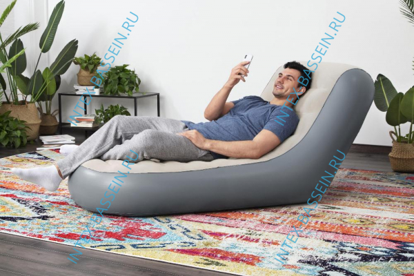 Надувное кресло-шезлонг Bestway "Chaise Sport" 165 x 84 x 79 см, артикул 75064