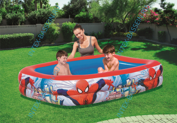 Детский надувной бассейн Bestway 201 x 150 x 51 см "Spider-Man", артикул 98011