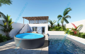Надувной SUP-Бассейн IPOOLGO (фильтр, лестница, песок) 4 x 1.5 м