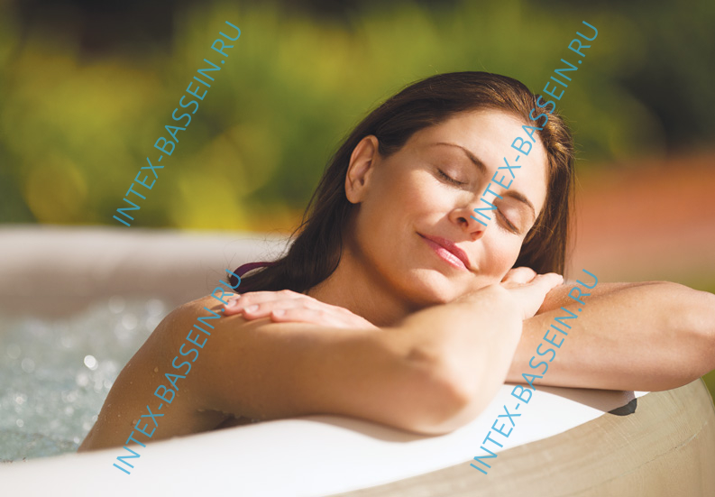 Надувная джакузи INTEX PureSpa Bubble Massage; артикул 28428
