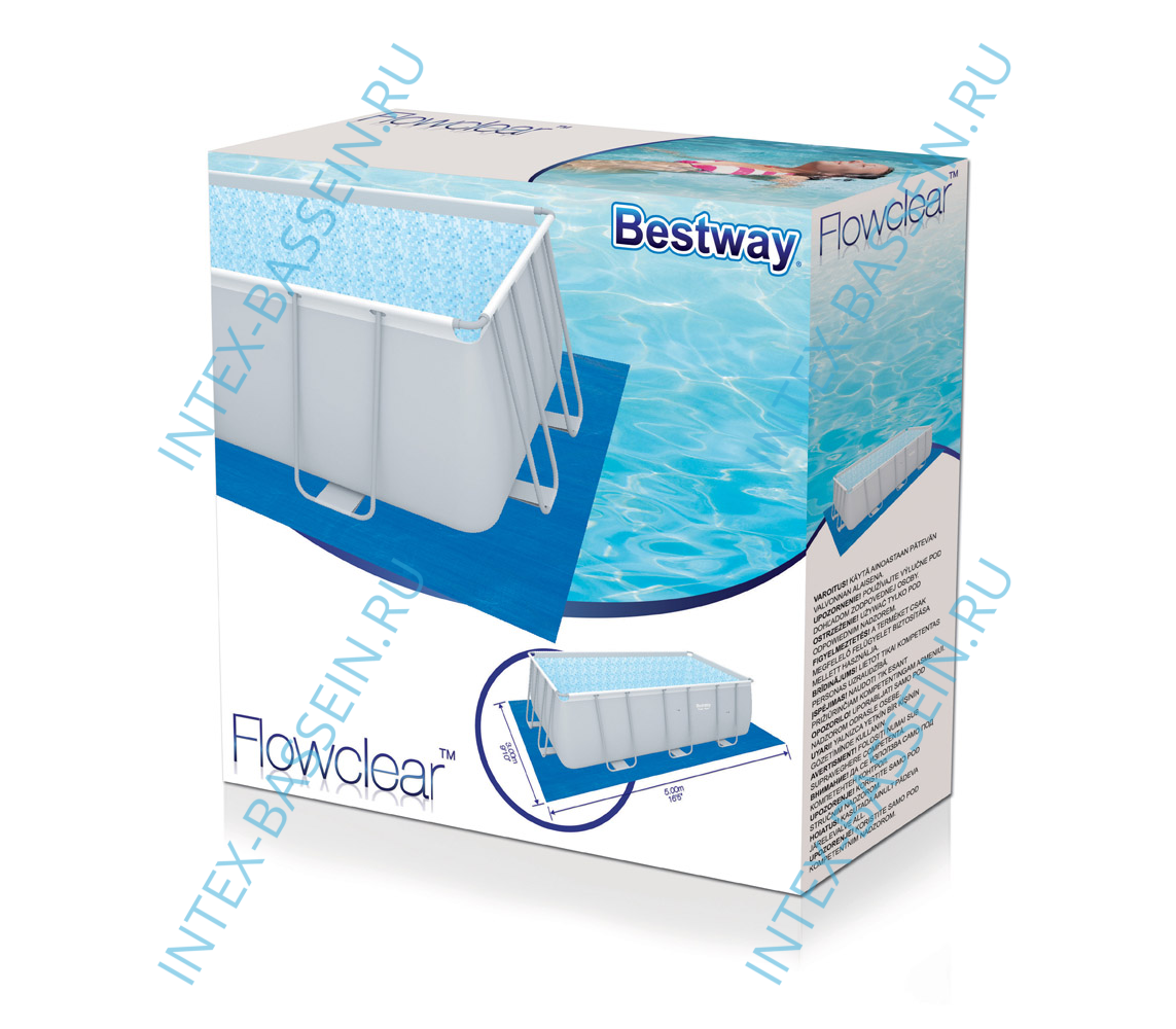 Подстилка Bestway для бассейнов до 4.50 x 2.20, артикул 58264