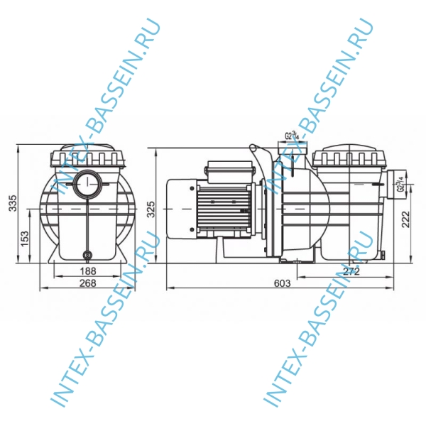 Насос - помпа Poolline артикул PL 1.5