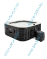 Надувная джакузи INTEX PureSpa Jet and Bubble Deluxe; артикул 28462