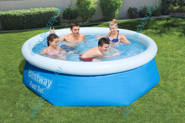 Надувной бассейн Bestway Fast Set 2.44 x 0.66 м, артикул 57265