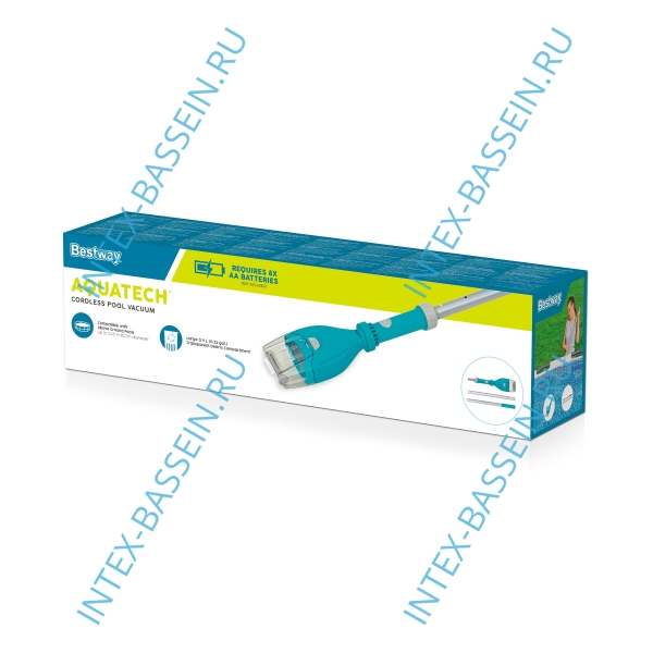 Вакуумный пылесос Bestway Aqua Tech на батарейках; артикул 58770