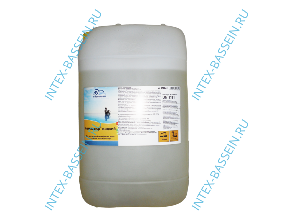Жидкий хлор Chemoform Кемахлор - 28 кг, артикул 586028