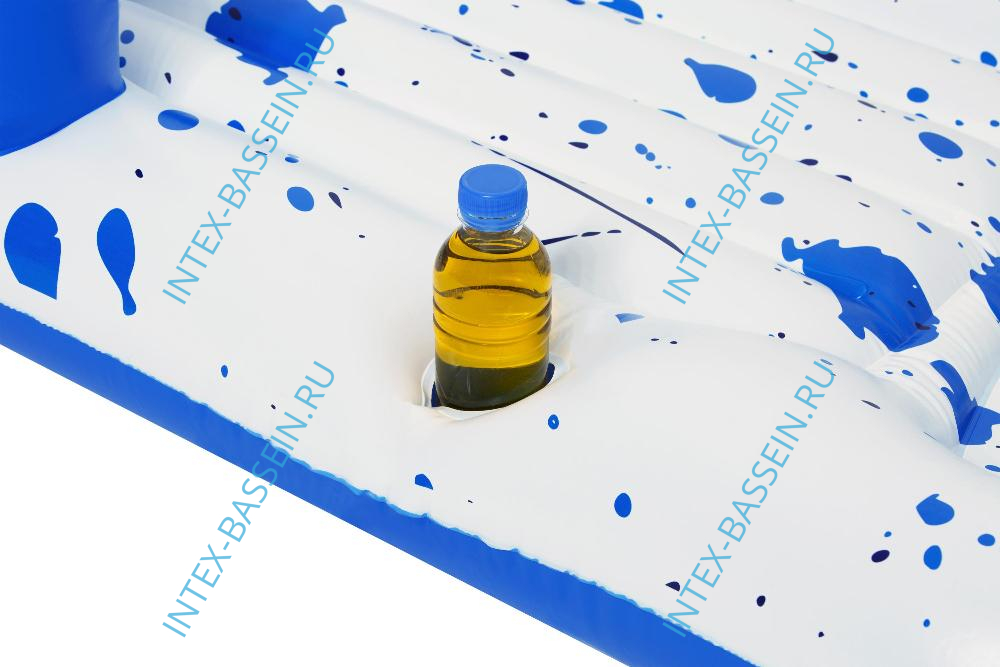 Надувной матрас-шезлонг Bestway для плавания "Cool Blue" 1.61 x 0. 84 м, артикул 43155