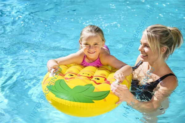 Детская мини-доска для серфинга Bestway Surf Buddy "Ананас" 84 x 56 см, артикул 42049