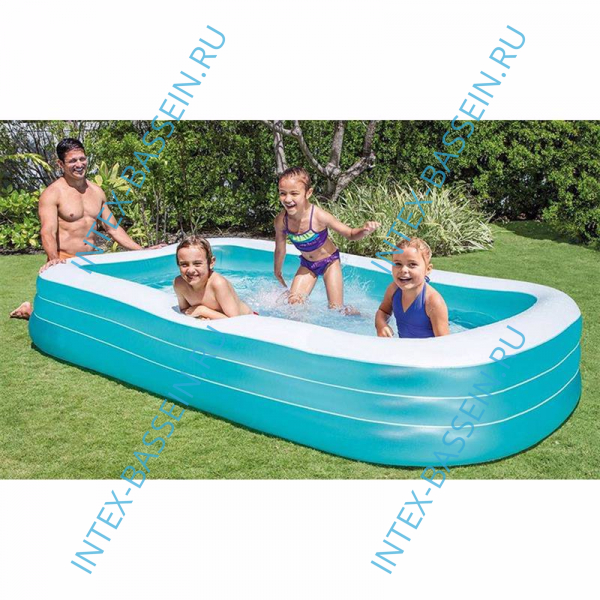 Детский бассейн INTEX "Волны" 305 x 183 x 56 см, артикул 58484