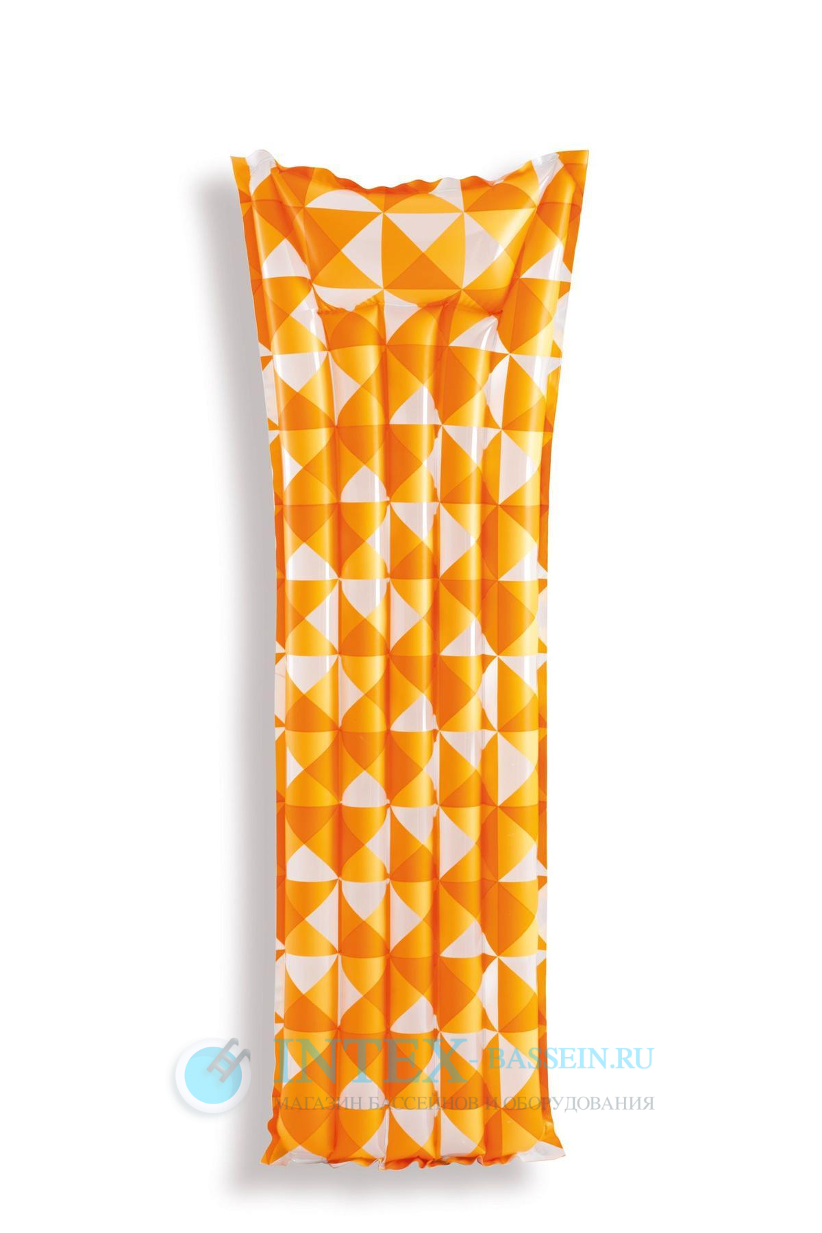 Матрас INTEX "Мозаика" 183 x 69 см, оранжевый, артикул 59712-O