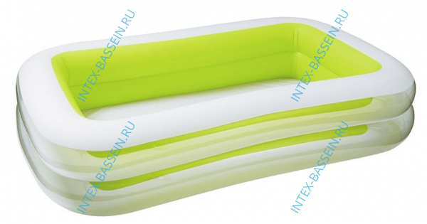 Детский бассейн INTEX "Пирамида" 262 x 175 x 56 см, артикул 56483