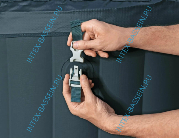 Джакузи Bestway 6001D, внешний размер: 196 x 66 см - 6 мест