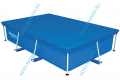 Тент Bestway 4.10 x 2.26 м для прямоугольного каркасного бассейна 4.0 x 2.11 x 0.81 м, артикул 58107