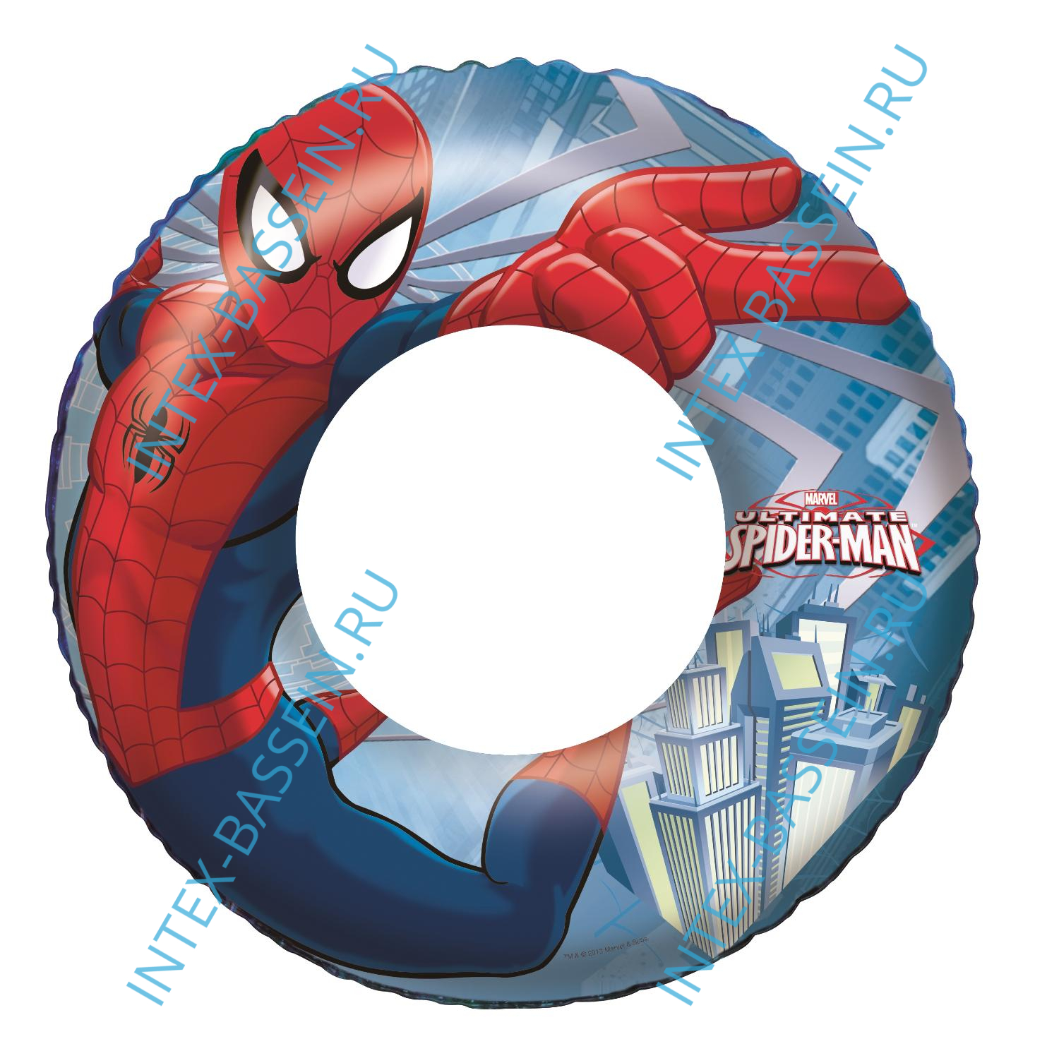 Надувной круг Bestway "Человек-паук" для плавания 56 см, артикул 98003