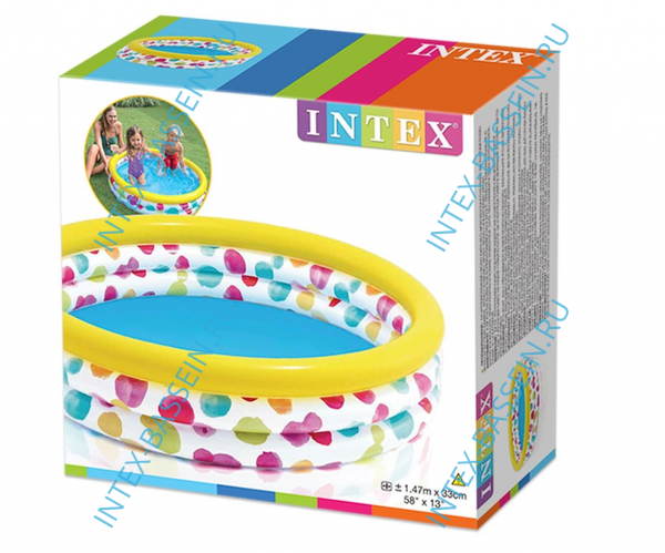 Детский бассейн INTEX "Фигуры" 147 x 33 см, артикул 58439