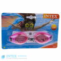 Очки для плавания INTEX "Junior" розовые, артикул 55601-P