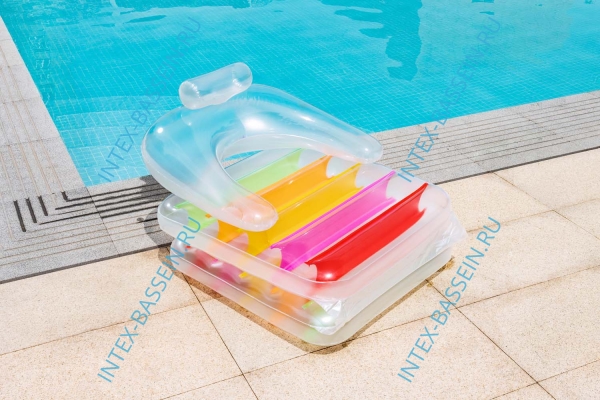 Матрас Bestway Summer Colors со спинкой + складная секция для ног 201 x 89 см, артикул 43023
