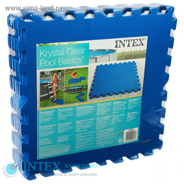 Подстилка-пазл INTEX для бассейна (в комплекте 8 шт), артикул 29081