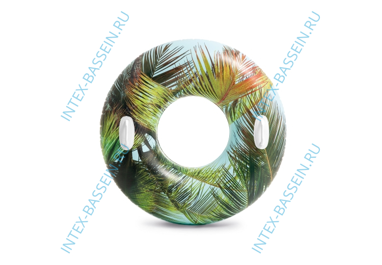 Надувной круг INTEX "Цветущие тропики, пальма" 97 см, артикул 58263-P
