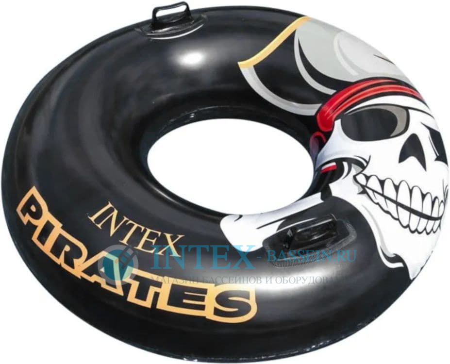 Надувной круг INTEX "Пират" 107 см, артикул 58268