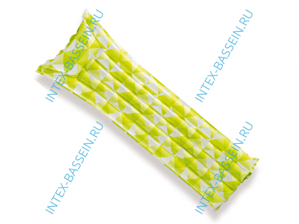 Матрас INTEX "Мозаика" 183 x 69 см, зеленый, артикул 59712-G
