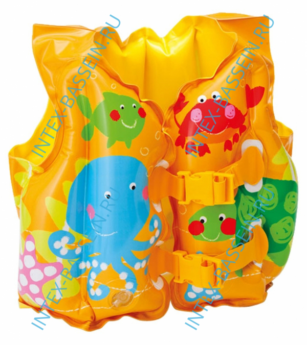 Жилет INTEX "Весёлые рыбки" 41 x 30 см, артикул 59661