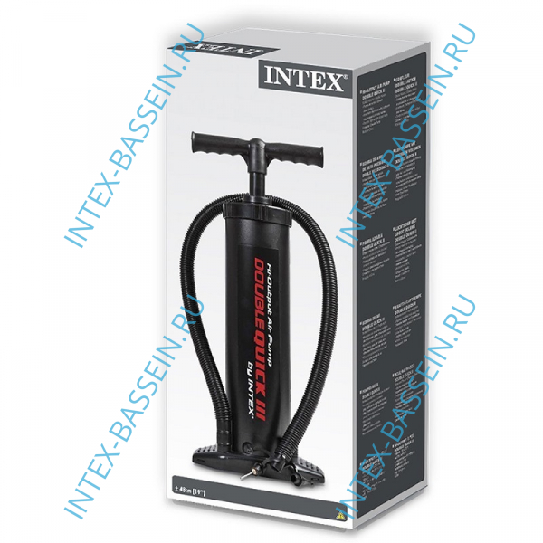 Насос ручной INTEX "Double Quick III" 5 л/48 см, артикул 68615