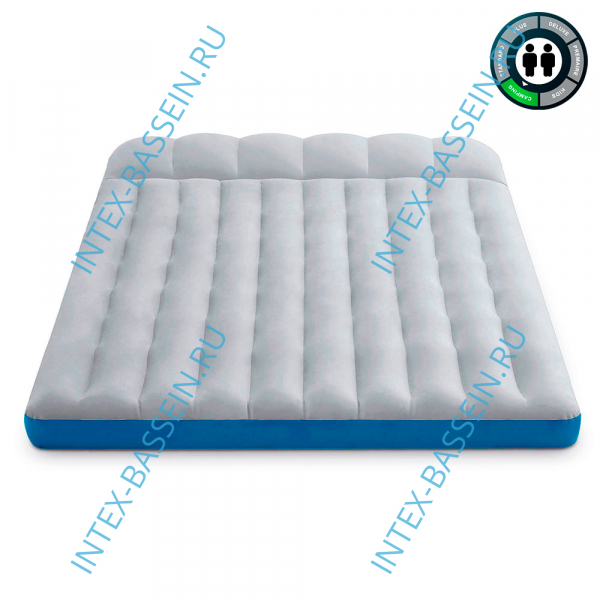 Матрас INTEX надувной 127 x 193 x 24 см, без насоса, артикул 67999