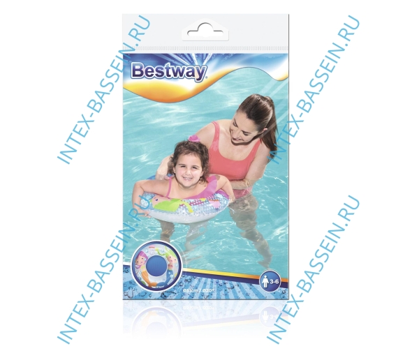 Надувной круг Bestway Adventure "Русалка" 51 см, артикул 36113-M