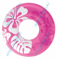Надувной круг INTEX "Перламутр" розовый 91 см, артикул 59251-R