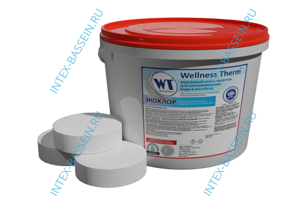 ЭКОХЛОР таблетки 200 г «Wellness Therm» 5 кг, артикул 877475