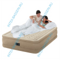 Кровать INTEX надувная 152 x 203 x 46 см, встроенный насос 220V, артикул 64458