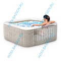 Надувная джакузи INTEX PureSpa Jet and Bubble Deluxe; артикул 28462