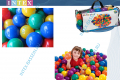 Пластиковые мячи INTEX для игр 8 см, артикул 49600