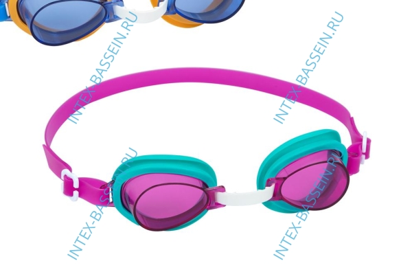 Очки для плавания Bestway Aqua Burst Essential фиолетовые для детей от 3 лет, артикул 21002